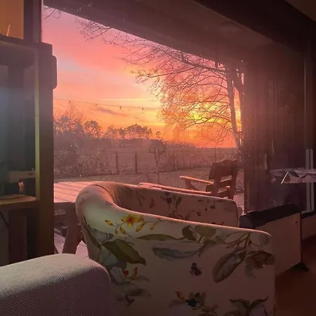 Flaemingpanorama - Laendliches Gartenhaus Mit Kamin Und Naturpanorama * Niedergorsdorf