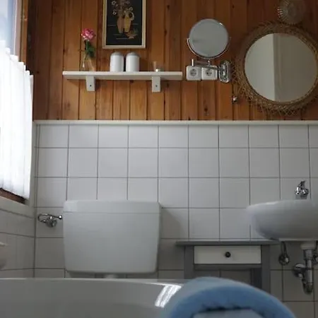 בית נופש Flaemingpanorama - Laendliches Gartenhaus Mit Kamin Und Naturpanorama *