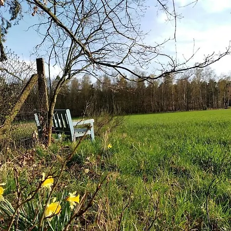 Flaemingpanorama - Laendliches Gartenhaus Mit Kamin Und Naturpanorama 1200 Qm Komplett Umzaeunt *