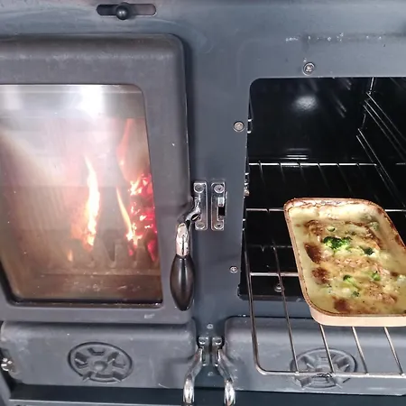 בית נופש Flaemingpanorama - Laendliches Gartenhaus Mit Kamin Und Naturpanorama Niedergorsdorf