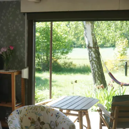 Flaemingpanorama - Laendliches Gartenhaus Mit Kamin Und Naturpanorama בית נופש Niedergorsdorf