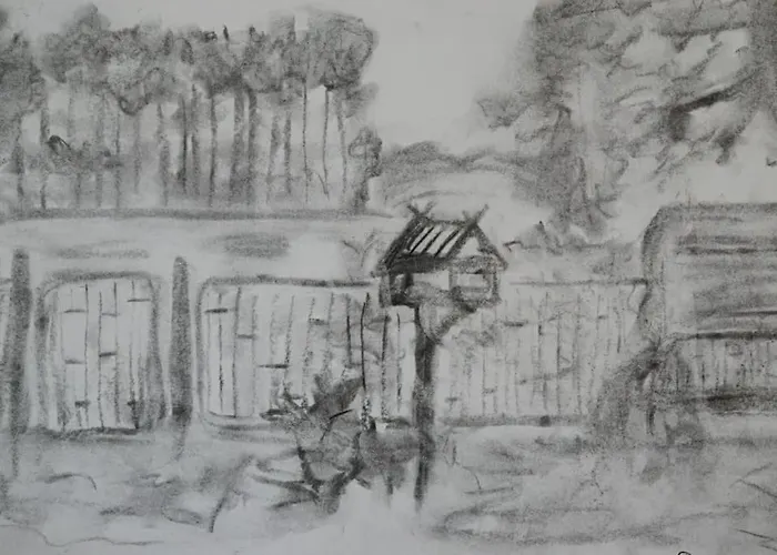 Flaemingpanorama - Laendliches Gartenhaus Mit Kamin Und Naturpanorama بيت للعطل Niedergorsdorf