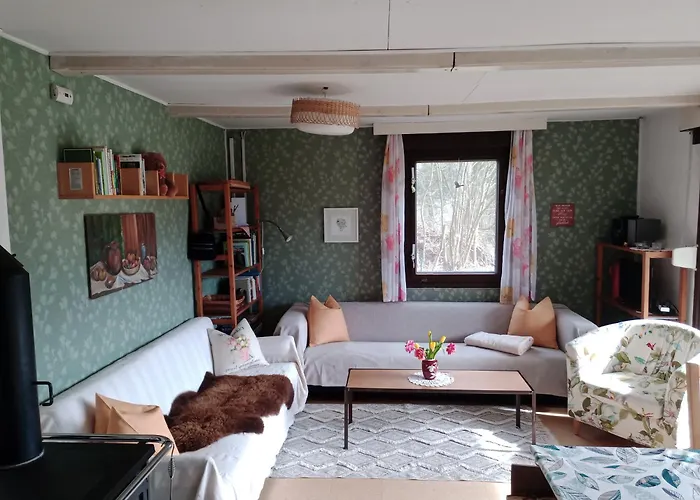 بيت للعطل Flaemingpanorama - Laendliches Gartenhaus Mit Kamin Und Naturpanorama Niedergorsdorf