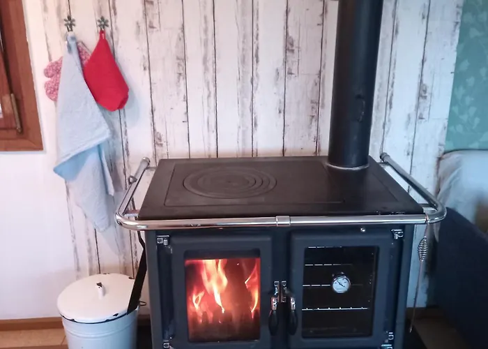 Hébergement de vacances Flaemingpanorama - Laendliches Gartenhaus Mit Kamin Und Naturpanorama