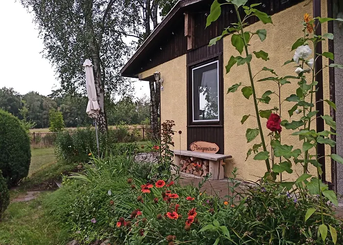 Flaemingpanorama - Laendliches Gartenhaus Mit Kamin Und Naturpanorama *