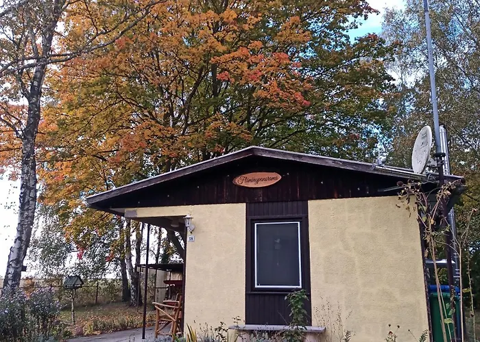 Flaemingpanorama - Laendliches Gartenhaus Mit Kamin Und Naturpanorama بيت للعطل