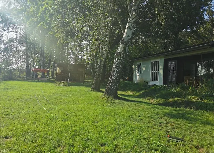 Flaemingpanorama - Laendliches Gartenhaus Mit Kamin Und Naturpanorama * Niedergorsdorf