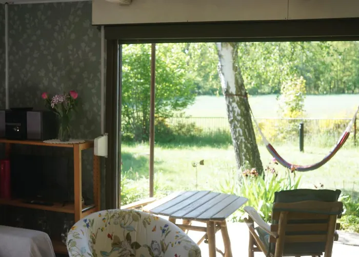 Flaemingpanorama - Laendliches Gartenhaus Mit Kamin Und Naturpanorama Hébergement de vacances Niedergorsdorf