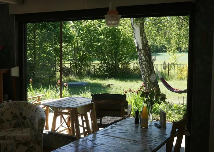 Flaemingpanorama - Laendliches Gartenhaus Mit Kamin Und Naturpanorama *